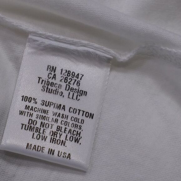 Nili Lotan Crewneck T-Shirt in White Cotton